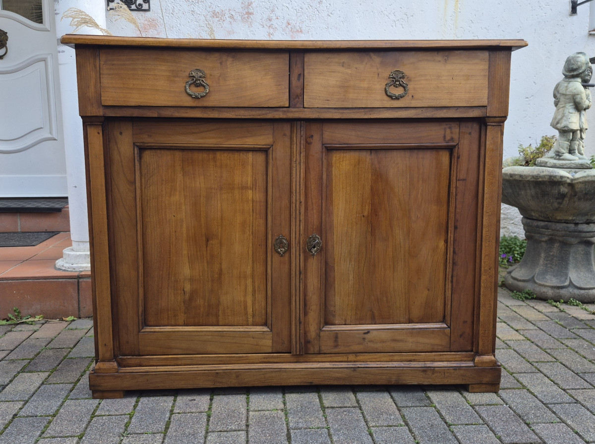 Antike Kommode / Halbschrank, Kirschbaum um 1820